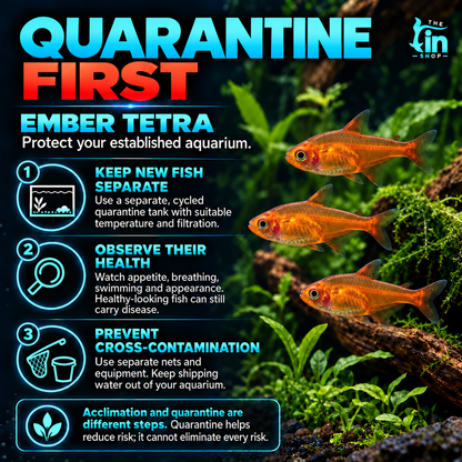 Ember Tetra - Live Freshwater Aquarium Fish